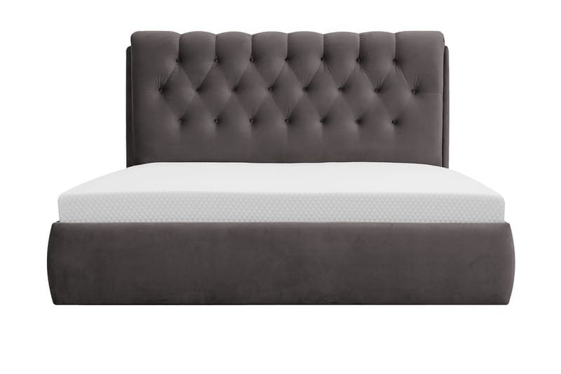 Bedford Sängpaket med Förvaring 160x200 cm - Mörkgrå - Möbler - Sovrum - Sängar - Komplett Sängpaket