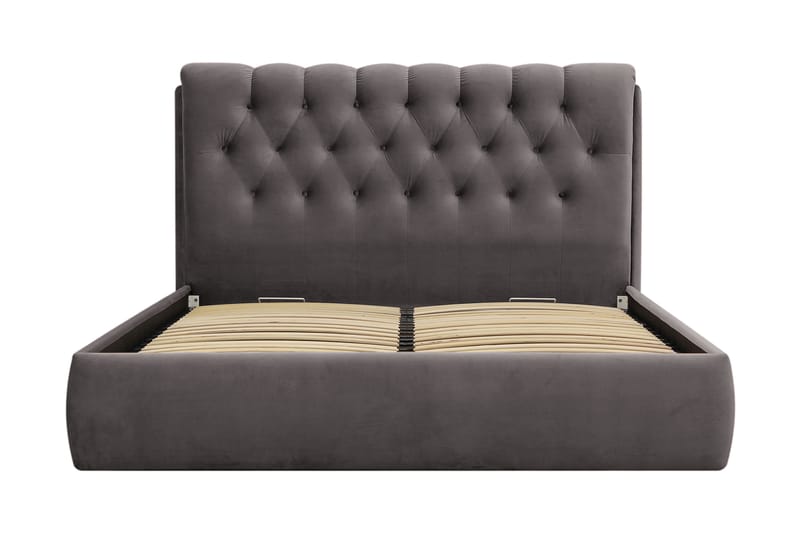 Bedford Sängpaket med Förvaring 160x200 cm - Mörkgrå - Möbler - Sovrum - Sängar - Komplett Sängpaket