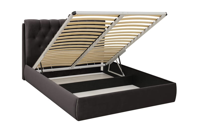 Bedford Sängpaket med Förvaring 160x200 cm - Svart - Möbler - Sovrum - Sängar - Komplett Sängpaket