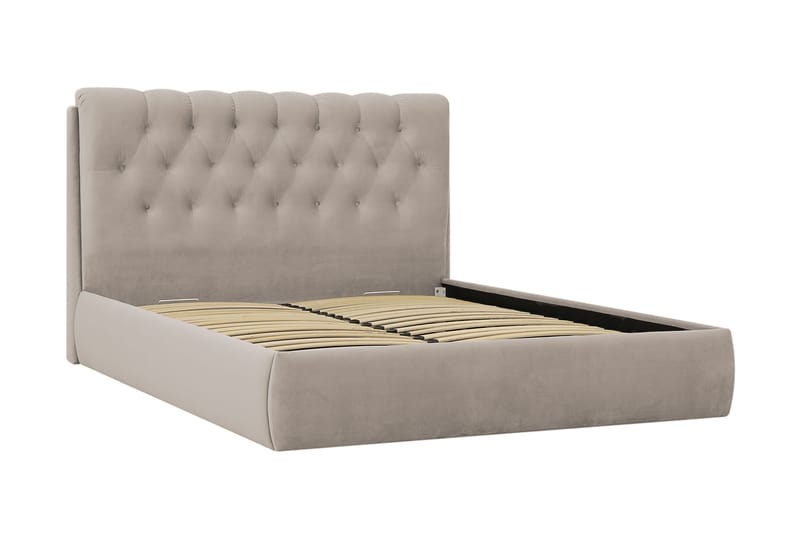 Bedford Sängpaket med Förvaring 180x200 cm - Beige - Möbler - Sovrum - Sängar - Komplett Sängpaket