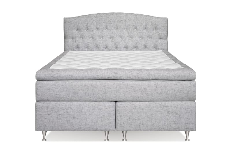 Belda Kontinentalsäng 160x200Fast/Medium, Ljusgrå
