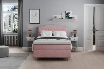 Belda Sängpaket 120x200 Medium - Rosa - Möbler - Sovrum - Sängar - Komplett Sängpaket
