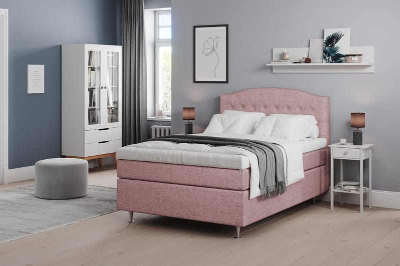 Belda Sängpaket 120x200 Medium - Rosa - Möbler - Sovrum - Sängar - Komplett Sängpaket