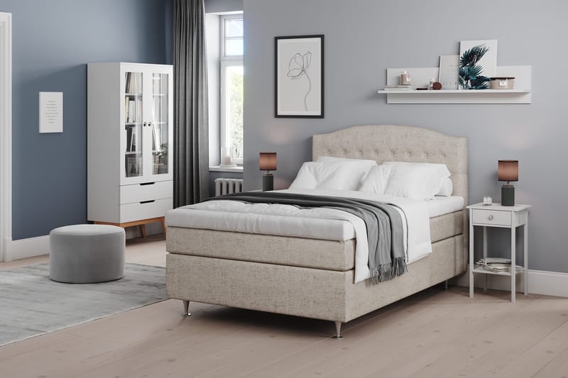 Belda Sängpaket 140x200 Medium - Beige - Möbler - Sovrum - Sängar - Komplett Sängpaket