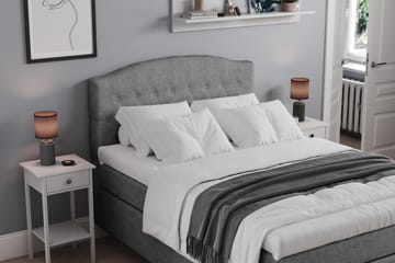 Belda Sängpaket 140x200 Medium - Grå - Möbler - Sovrum - Sängar - Komplett Sängpaket