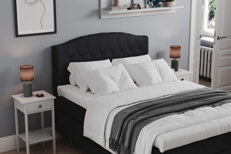 Belda Sängpaket 140x200 Medium - Svart - Möbler - Sovrum - Sängar - Komplett Sängpaket