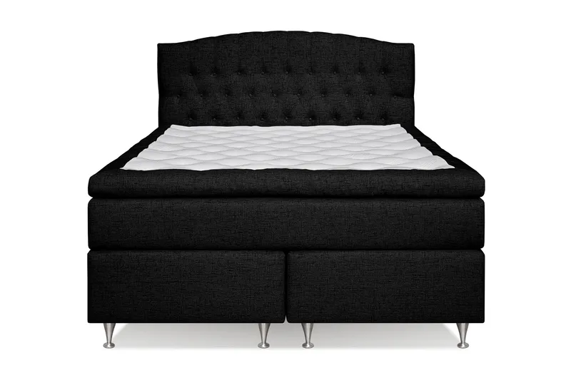 Belda Sängpaket 160x200 Fast/Medium, Svart