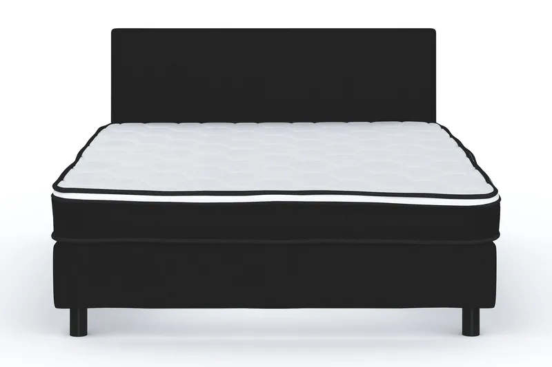 Billingen Komplett Sängpaket 140x200 cm - Svart - Möbler - Sovrum - Sängar - Kontinentalsängar