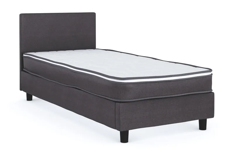 Billingen Komplett Sängpaket 90x200 cm - Grå - Möbler - Sovrum - Sängar - Kontinentalsängar