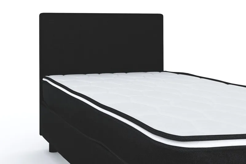 Billingen Komplett Sängpaket 90x200 cm - Svart - Möbler - Sovrum - Sängar - Kontinentalsängar
