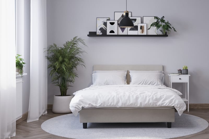 Billingen Kontinentalsäng 120x200 cm - Beige - Möbler - Sovrum - Sängar - Komplett Sängpaket