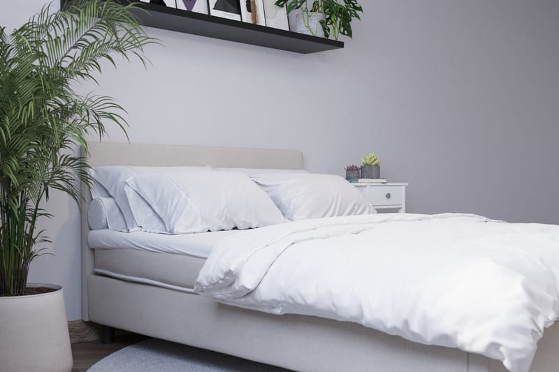 Billingen Kontinentalsäng 120x200 cm - Beige - Möbler - Sovrum - Sängar - Komplett Sängpaket