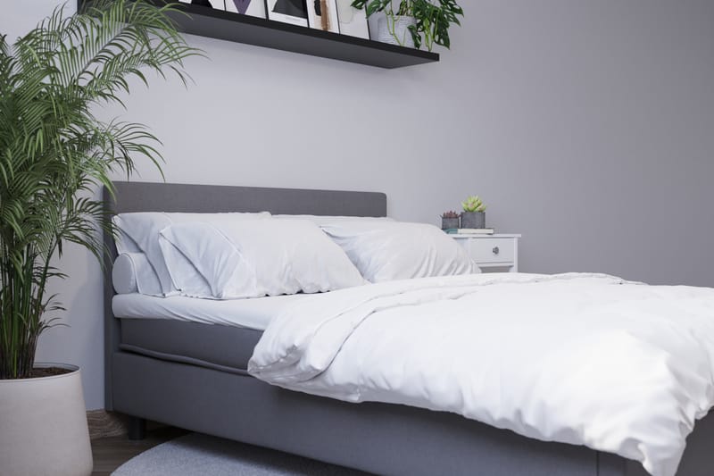 Billingen Kontinentalsäng 160x200 cm - Grå - Möbler - Sovrum - Sängar - Kontinentalsängar