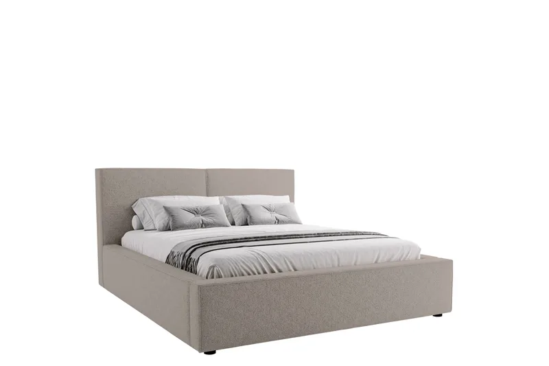 Bizantine Förvaringssäng 140x200 cm, Beige