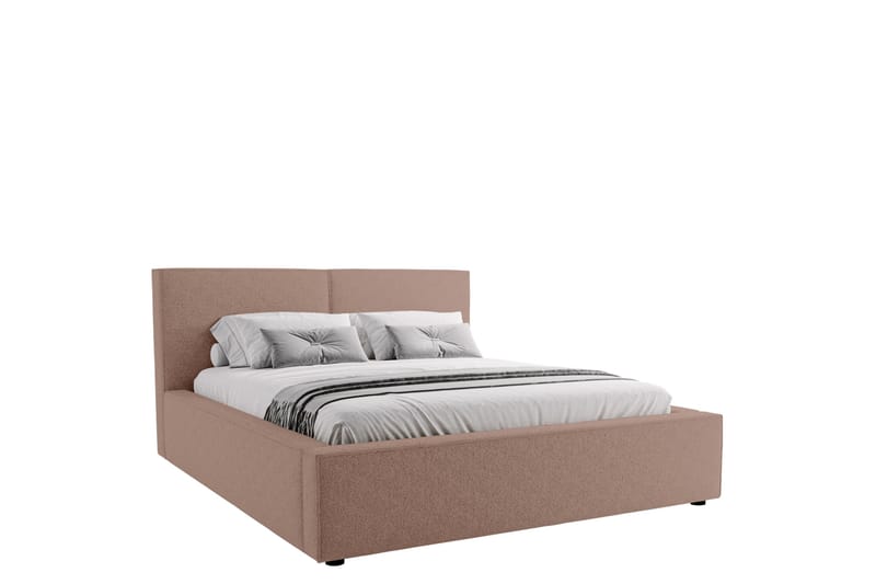 Bizantine Förvaringssäng 160x200 cm, Rosa