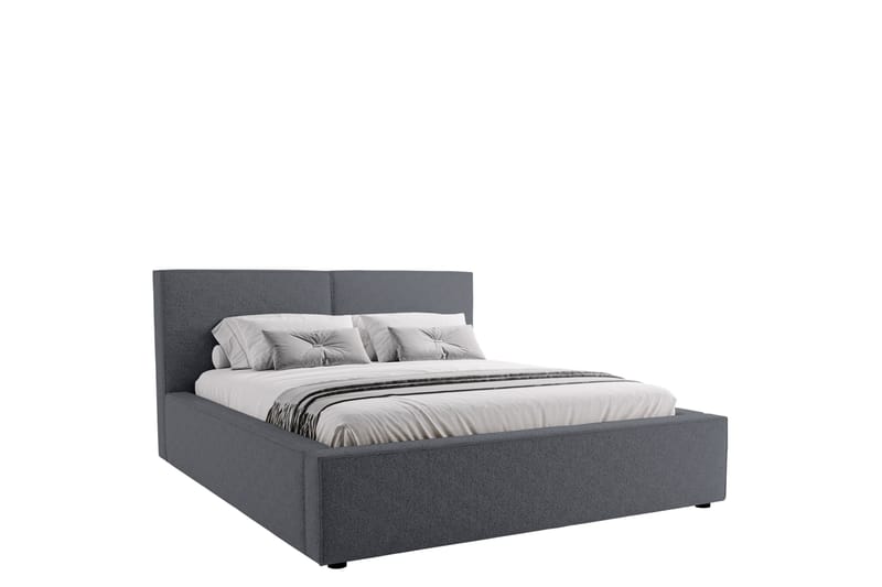 Bizantine Förvaringssäng 200x200 cm - Grå - Möbler - Sovrum - Sängar - Sängar med förvaring
