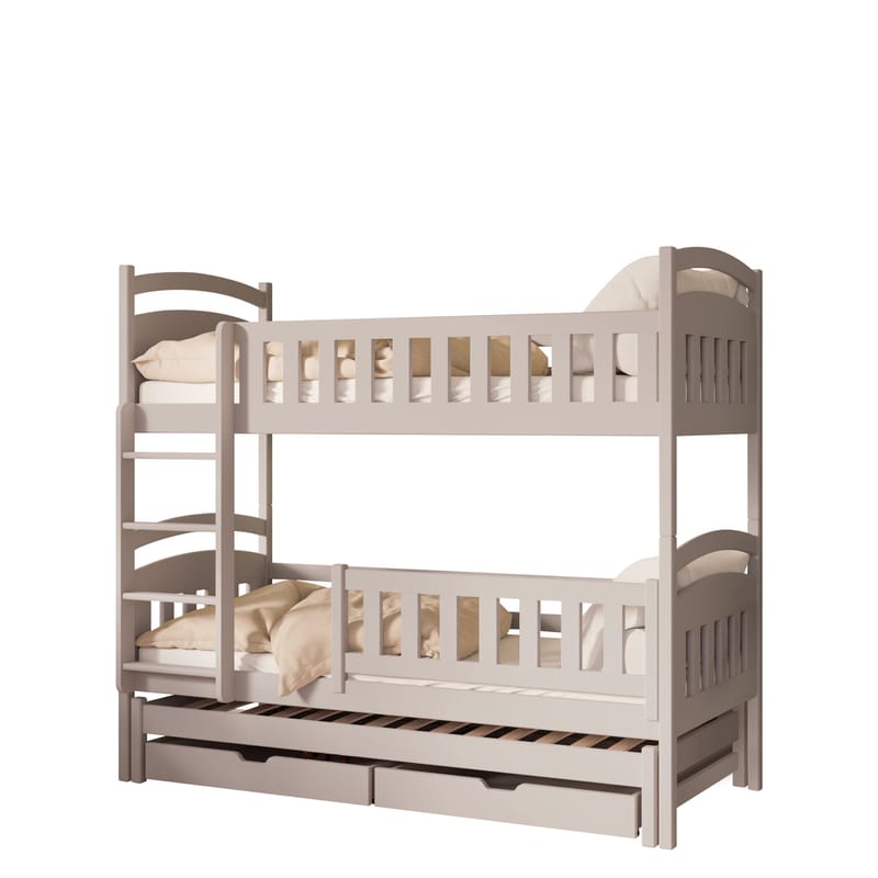 Blankana Våningssäng Två Liggplatser 80x180 cm, Beige