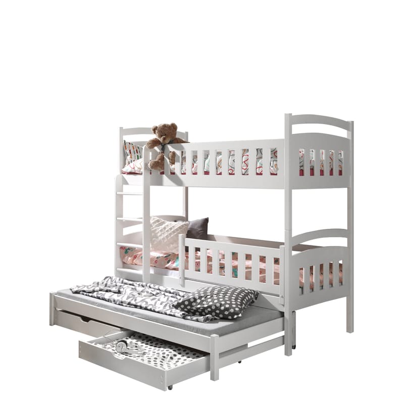 Blankana Våningssäng Två Liggplatser 80x180 cm - Beige - Möbler - Sovrum - Sängar - Våningssängar & loftsängar