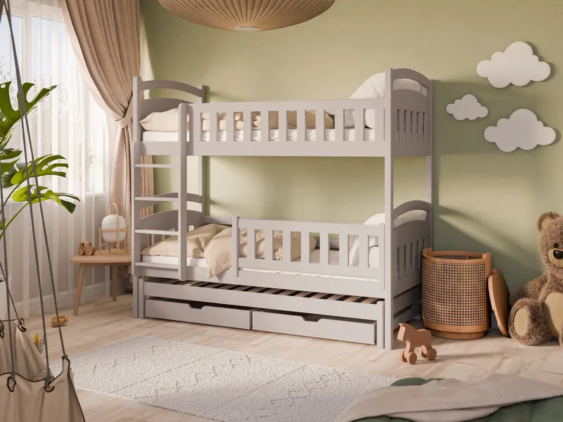 Blankana Våningssäng Två Liggplatser 90x200 cm - Beige - Möbler - Sovrum - Sängar - Våningssängar & loftsängar