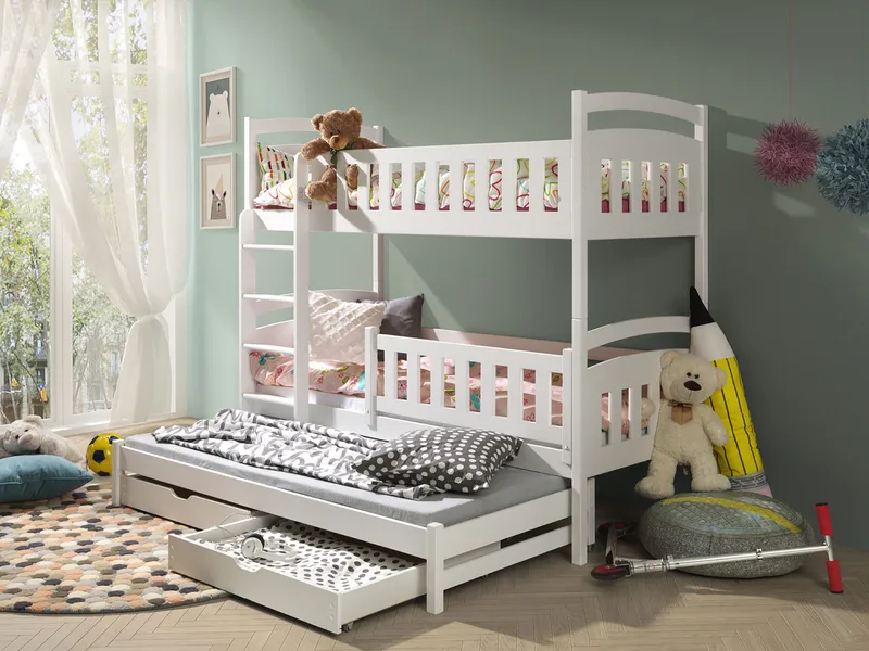 Blankana Våningssäng Två Liggplatser 90x200 cm - Beige - Möbler - Sovrum - Sängar - Våningssängar & loftsängar