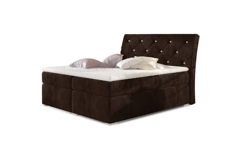 Box Spring Eltap Balvin - 180x200 cm, Kronos 06, Brun - Möbler - Sovrum - Sängar - Kontinentalsängar