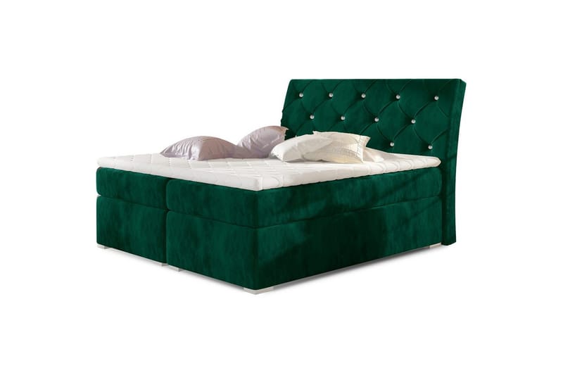 Box Spring Eltap Balvin - 180x200 cm, Kronos 19, Mörkgrön - Möbler - Sovrum - Sängar - Kontinentalsängar