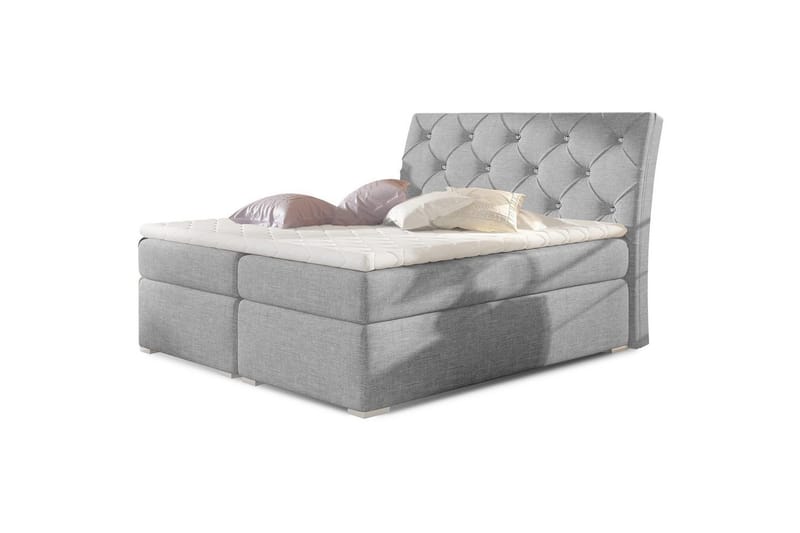 Box Spring Eltap Balvin - 180x200 cm, Sawana 21, Grå - Möbler - Sovrum - Sängar - Kontinentalsängar