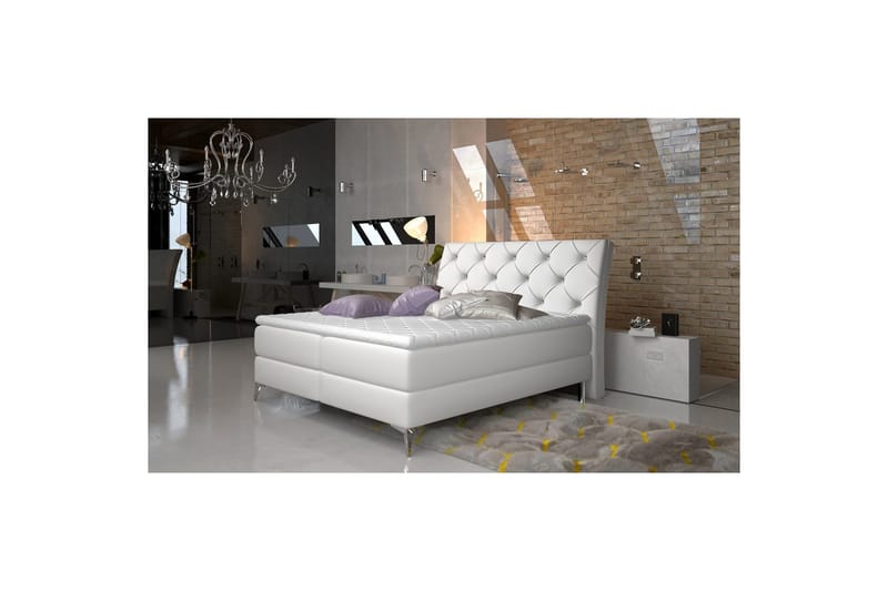 Boxfjäder Eltap Adel - 160x200 cm, Soft 17, Vit - Möbler - Sovrum - Sängar - Kontinentalsängar