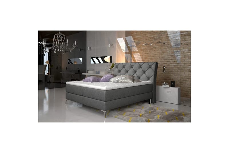 Boxfjäder Eltap Adel, 180x200 cm, Dora 96, Svart