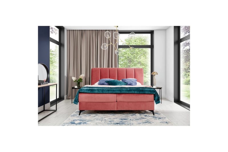 Boxfjäder Eltap Aderito - 140x200 cm, Kronos 29, Kronos 29 a0Pasy 2, Rosa - Möbler - Sovrum - Sängar - Kontinentalsängar