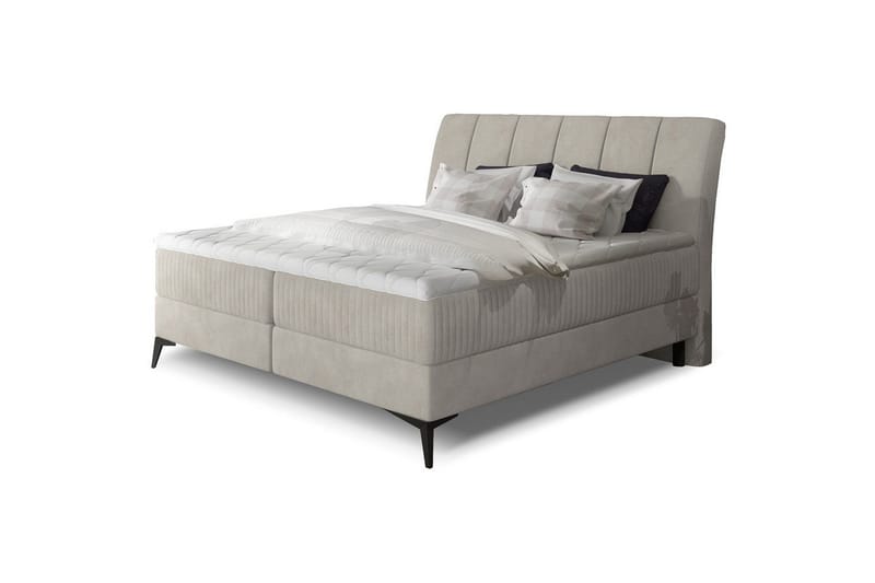 Boxfjäder Eltap Aderito, 160x200 cm, Soro 83, Vit