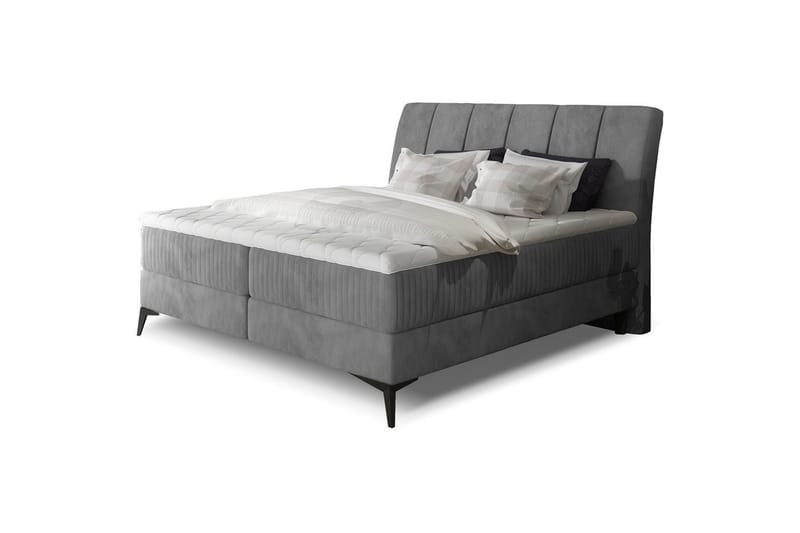 Boxfjäder Eltap Aderito - 180x200 cm, Jasmine 90, Grå - Möbler - Sovrum - Sängar - Kontinentalsängar