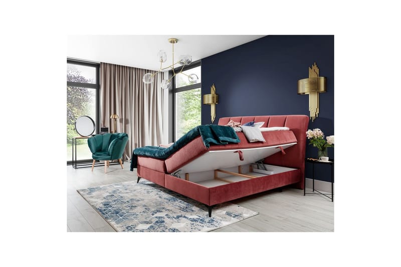 Boxfjäder Eltap Aderito - 180x200 cm, Kronos 29, Kronos 29 a0Pasy 2, Rosa - Möbler - Sovrum - Sängar - Kontinentalsängar