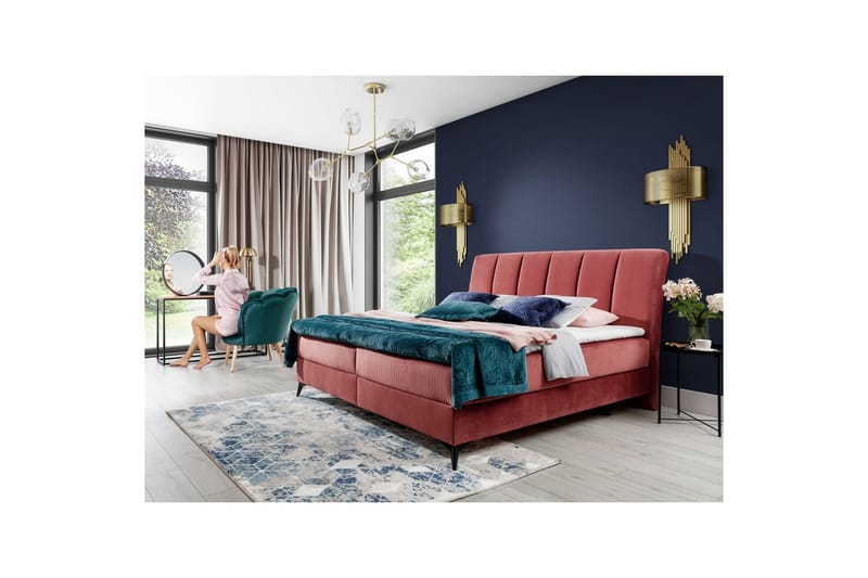 Boxfjäder Eltap Aderito - 180x200 cm, Kronos 29, Kronos 29 a0Pasy 2, Rosa - Möbler - Sovrum - Sängar - Kontinentalsängar