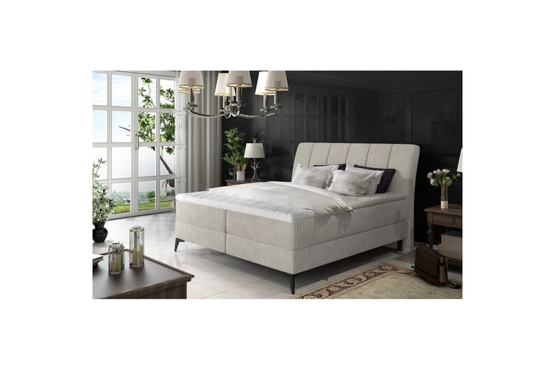 Boxfjäder Eltap Aderito - 180x200 cm, Soro 83, Soro 83 Pasy 2, Vit - Möbler - Sovrum - Sängar - Kontinentalsängar