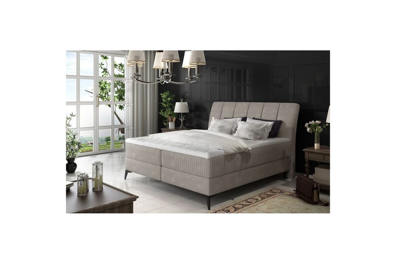 Boxfjäder Eltap Aderito - 180x200 cm, Paros 02, Paros 02 Pasy 2, Beige - Möbler - Sovrum - Sängar - Kontinentalsängar