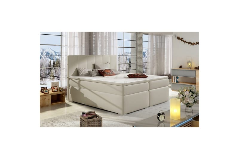 Boxspring Eltap Bolero, Soft 33, Beige, 160x200 cm