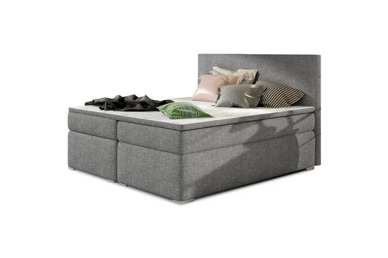 Boxspring Eltap Divalo, Sawana 21, Grå, 140x200 cm