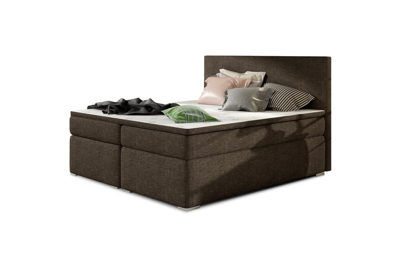 Boxspring Eltap Divalo - Sawana 26, Brun, 140x200 cm - Möbler - Sovrum - Sängar - Kontinentalsängar