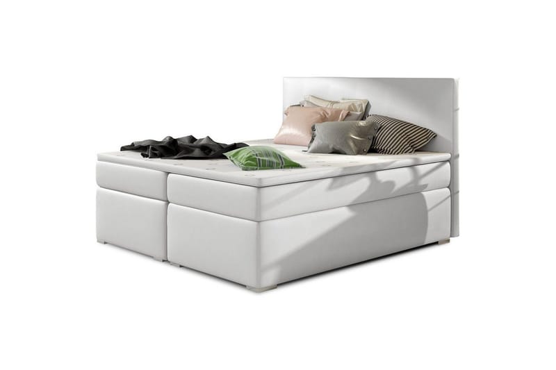 Boxspring Eltap Divalo - Soft 17, Vit, 160x200 cm - Möbler - Sovrum - Sängar - Kontinentalsängar