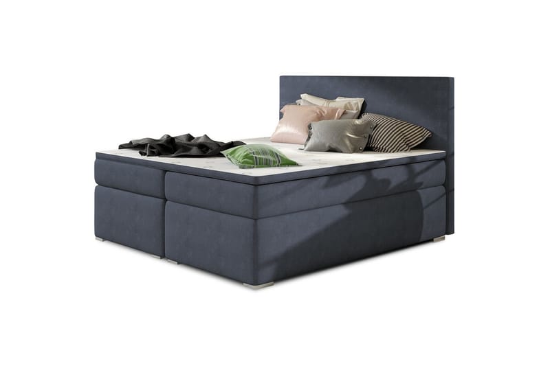 Boxspring Eltap Divalo, Soro 76, Blå, 140x200 cm