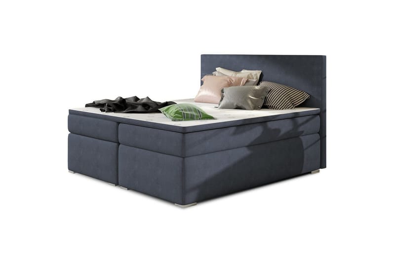 Boxspring Eltap Divalo - Soro 76, Blå, 160x200 cm - Möbler - Sovrum - Sängar - Kontinentalsängar