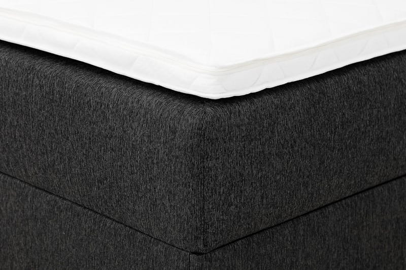 Boxy Box Bed 160x200 cm - Svart/Grå - Möbler - Sovrum - Sängar - Komplett Sängpaket