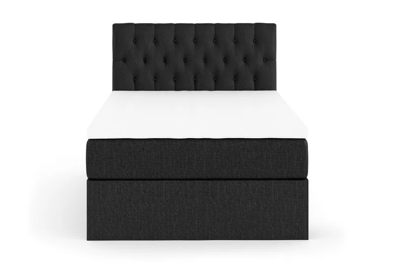 Boxy Komplett Sängpaket Box Bed 120x200 cm - Svart/Grå - Möbler - Sovrum - Sängar - Komplett Sängpaket