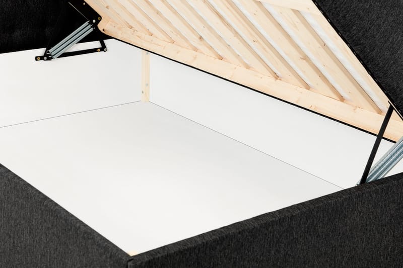 Boxy Komplett Sängpaket Box Bed 180x200 cm - Svart/Grå - Möbler - Sovrum - Sängar - Komplett Sängpaket
