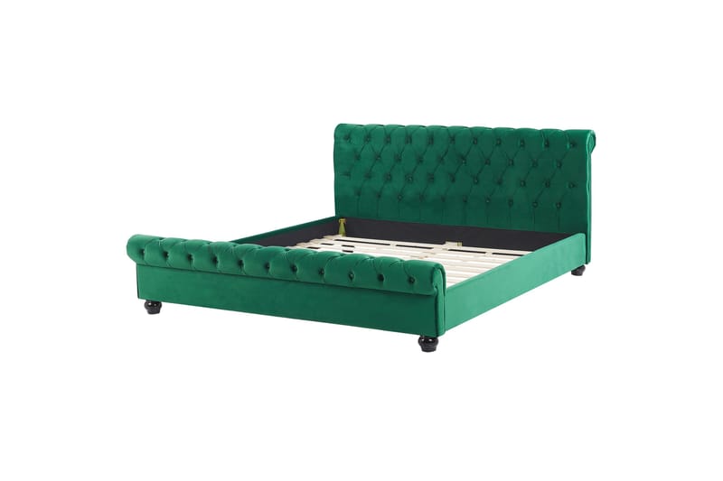 Bronson Vattensäng 180x200 cm, Grön/Mörkt trä