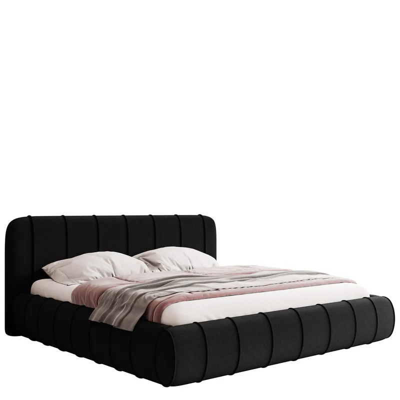 Calrosin Sängram 120x200 cm med Förvaring - Svart - Möbler - Sovrum - Sängar - Sängar med förvaring