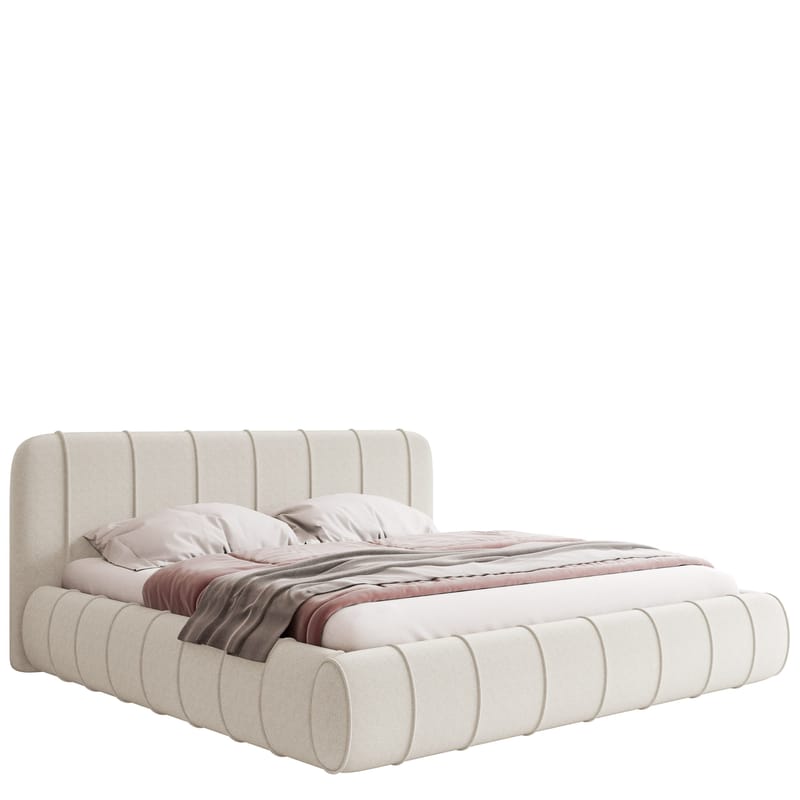 Calrosin Sängram 120x200 cm med Förvaring, Vit