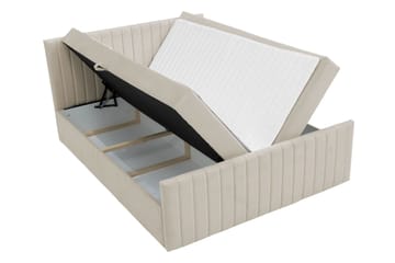 Calrosor Sängpaket Kontinentalsäng med Förvaring 140x200 cm - Beige - Möbler - Sovrum - Sängar - Komplett Sängpaket