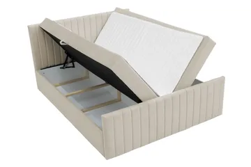 Calrosor Sängpaket Kontinentalsäng med Förvaring 160x200 cm - Rosa - Möbler - Sovrum - Sängar - Komplett Sängpaket